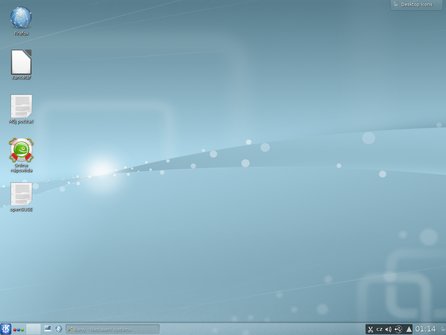 KDE 4.9 s nastaveným „chladnějším“ vzhledem