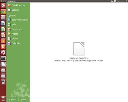 Ubuntu 14.04 obsahuje kancelářský balík LibreOffice 4.2