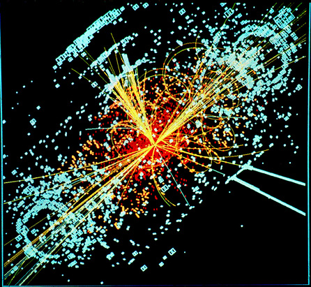 Simulované dáta – vznik Higgsovho bozónu (Lucas Taylor / CERN, CC BY-SA 3.0)