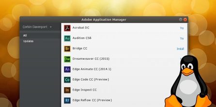 Adobe Application Manager v Linuxu (zdroj: OMG! Ubuntu!)