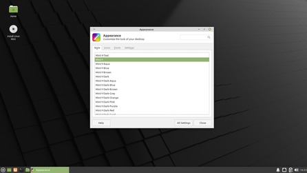 Linux Mint 20 s prostredím Xfce