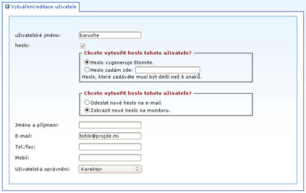 Exemplární uživatel