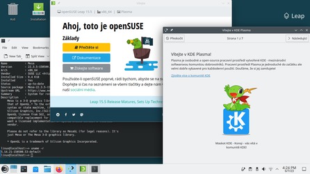 KDE Plasma 5.27 - Konqi vás vítá