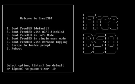 Bootovacie menu tiež vo FreeBSD kedysi nebolo