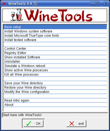 Winetools looks like Bordeaux but it is not maintained anymore