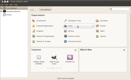 Nová verze Centra softwaru pro Ubuntu, zdroj webupd8.org