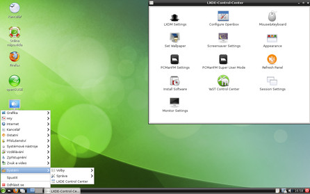 Nováček mezi prostředími podporovanými openSUSE: LXDE