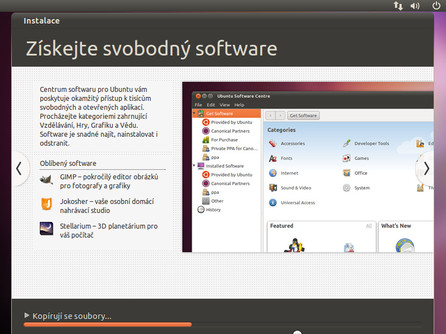 Seznámení s Ubuntu během instalace