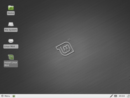 Živý Linux Mint Xfce
