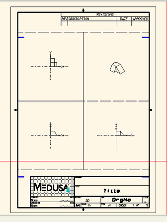 Na svém budoucím rysu musíte mít dělení pro 3D model, na jiném listě neuspějete