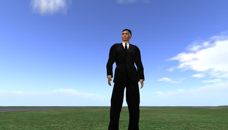 Právě narozený avatar ve virtuálním světě