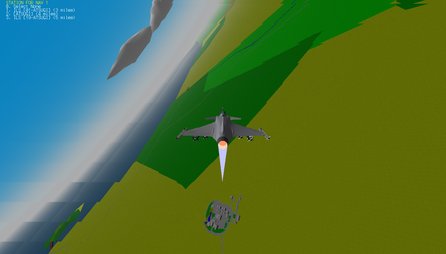JAS-39 Gripen – detailní pohled z vrchu
