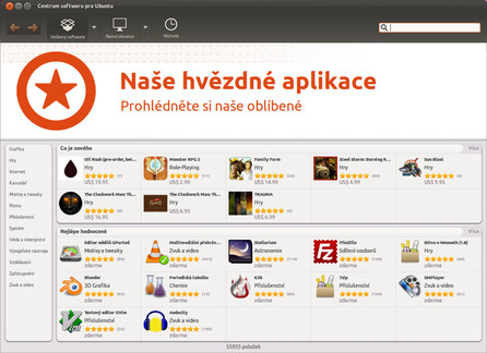 Centrum softwaru pro Ubuntu