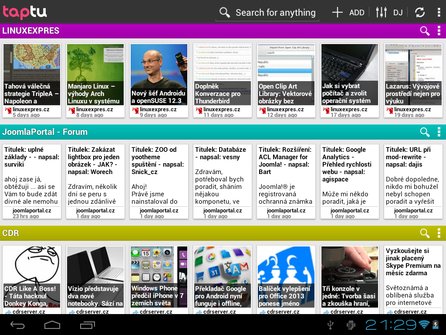 Taptu pro Android – Tablet s Androidem 4.0