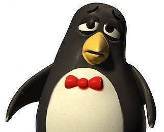 Tučňák Wheezy, maskot nového vydání Debianu