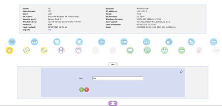 Zobrazenie detailov, po kliknutí na názov PC. Pod každou ikonou na tejto obrazovke sa nachádzajú detailnejšie informácie.?