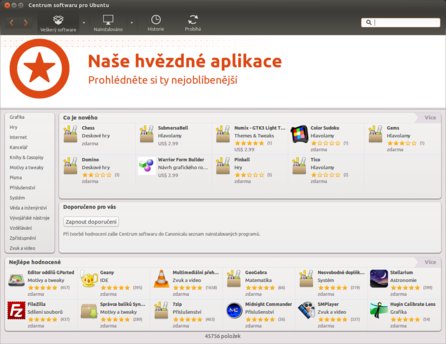 Ubuntu Software Center: Brána k aplikacím