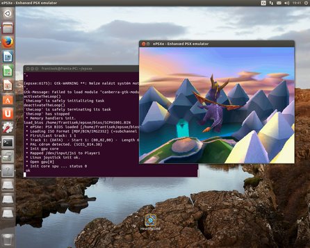 Emulátor ePsxe v Ubuntu
