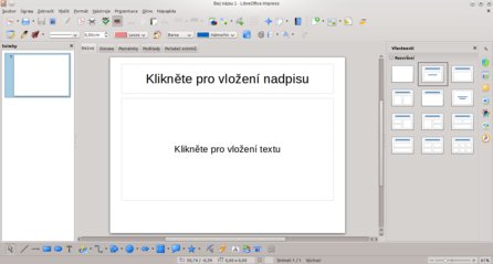 Kancelářský balík LibreOffice 4.2 běžící v distribuci Kubuntu