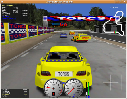 Závodní simulátor TORCS