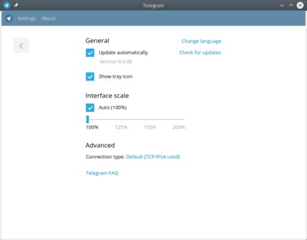Desktopová klientská aplikace pro Telegram