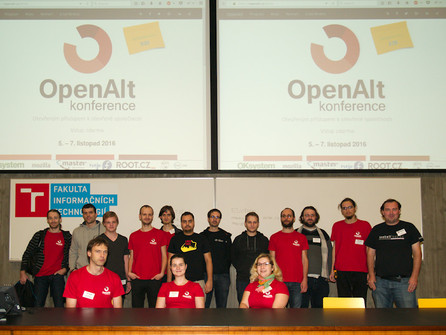 Tito lidé (organizátoři, dobrovolníci a další) pro vás OpenAlt připravili