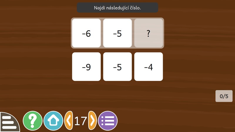GCompris 4.0 - aktivita Najdi následující čísla