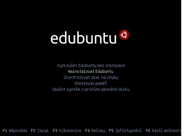 Nainstalovat Edubuntu