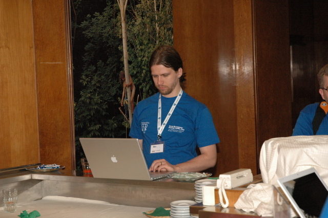 Peter Eisentraut na PGDay 2008, zdroj andreas.scherbaum.la