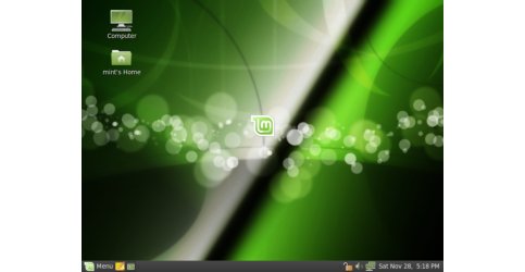 Linux Mint 8 s GNOME, zdroj linuxmint.com