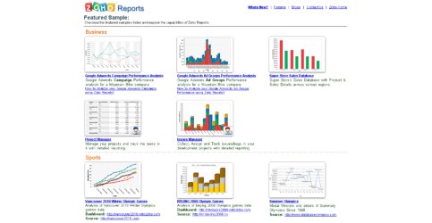 Zoho Reports - nabídka kvalitních databází