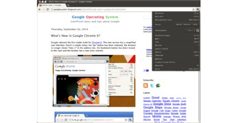 Google Chrome 6