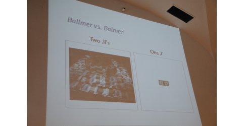 Ballmer vs. Balmer