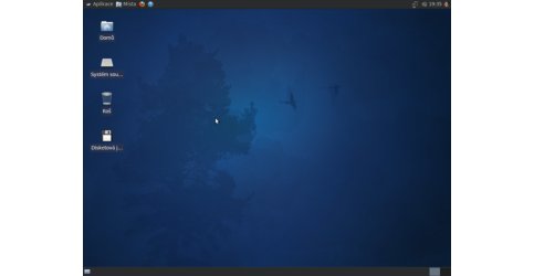 Xubuntu 9.10, které se podobá aktuální verzi, zdroj Xubuntu.cz