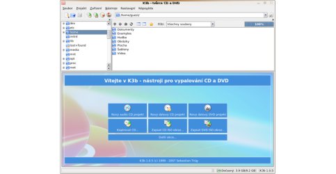 K3b - vypalovací program