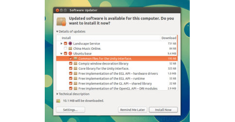 Ubuntu 13.04 – přehlednější správce aktualizací