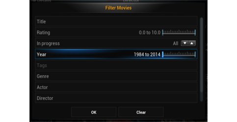 XBMC 12 – pokročilé filtrování videí