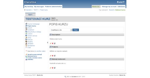 Popis kurzu