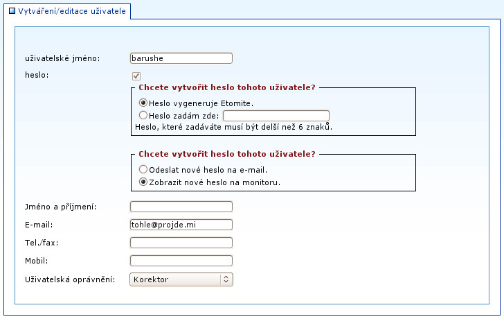 Exemplární uživatel