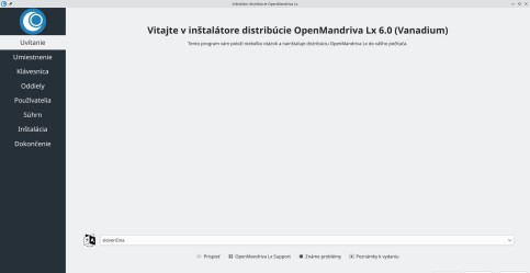 OpenMandriva 6.0 - instalátor