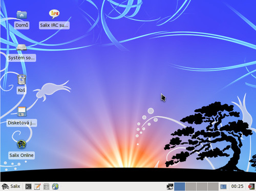 Takhle vypadá Salix OS