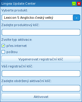 Lingea UpdateCenter