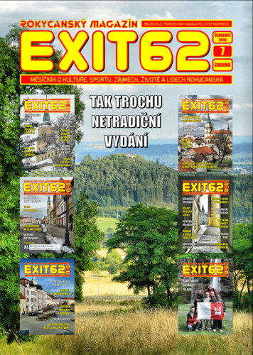 Titulní strana rokycanského magazínu EXIT62