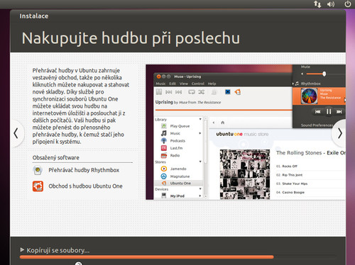 Seznámení s Ubuntu během instalace