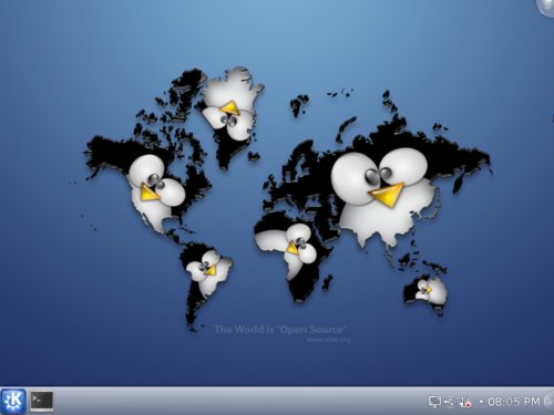 Testovací verze nového Slaxu 7 s KDE 4
