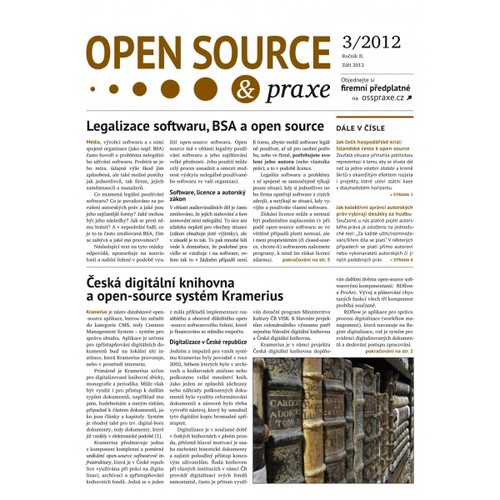 Open source & praxe 3/2012