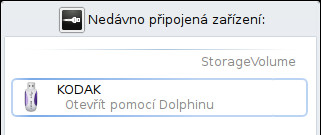 Zařízení je přítomno, ale nepřipojeno