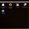 Pracovní plocha v Ubuntu Netbook Remix