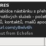 Upozornění Echofonu