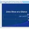 Zoho Show - tvorba prezentace